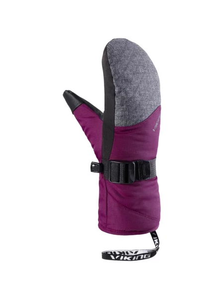 Rękawice Narciarskie Jednopalczaste VIKING Espada Mitten Ski Lady szare