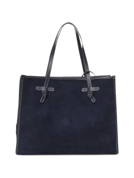 Szarvasbőr shopper táska Gianni Chiarini kék