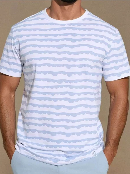 Sinsay Tričko s celoplošným potiskem bílá