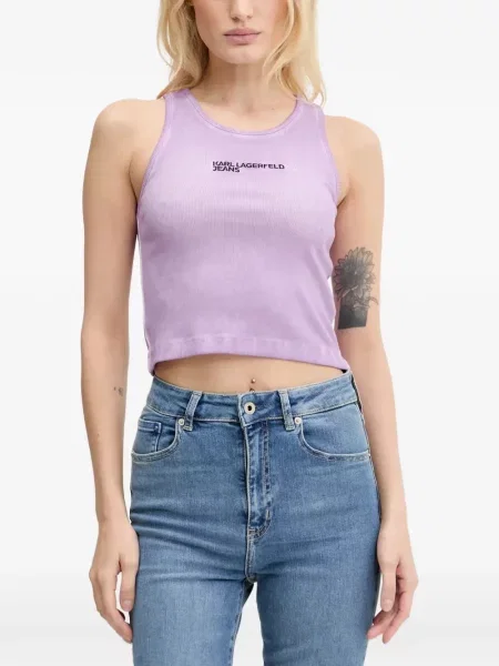 Топ Karl Lagerfeld Jeans виолетово