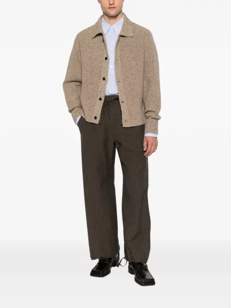Pantaloni Sage Nation cu dungi maro