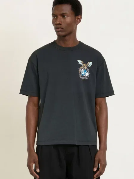 Allsaints Tričko Wyvern černá