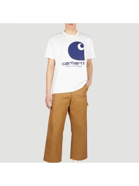 Koszulka Carhartt Wip z nadrukiem biała