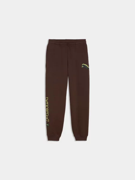 Детские спортивные штаны Puma коричневые
