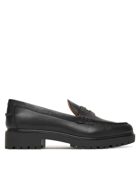 Pantofi loafer Lauren Ralph Lauren negru