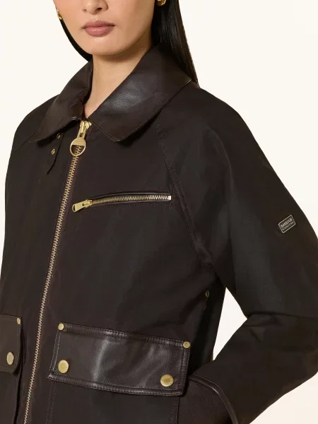 Barbour International Polní Bunda Donnington tmavě hnědá