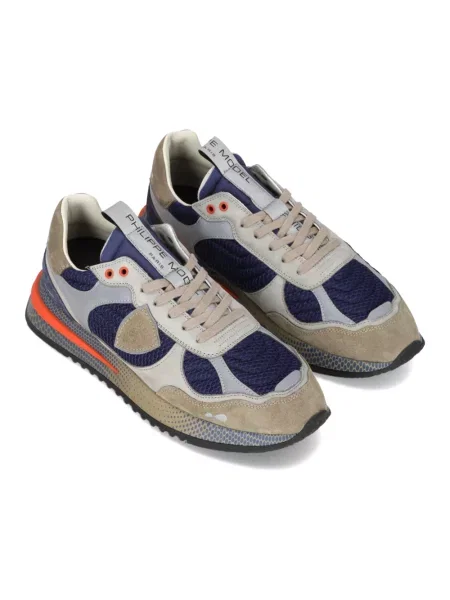 Buty do biegania Philippe Model zamszowe do biegania beżowe