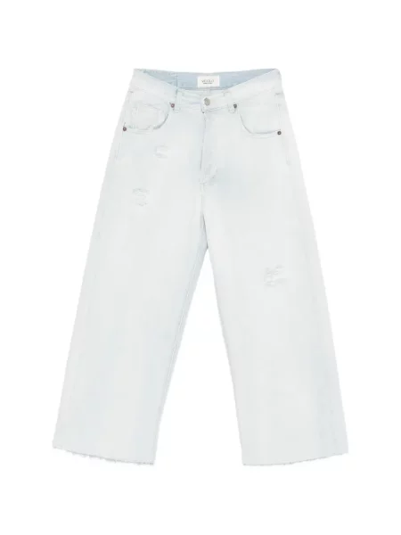 Pantaloni Vicolo zdrențuiți albastru