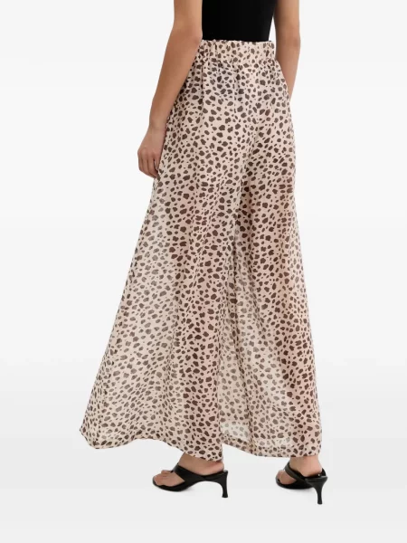 Pantaloni Vicolo cu imagine cu model leopard
