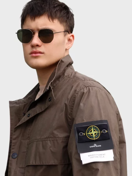 Куртка Stone Island з камінням коричнева