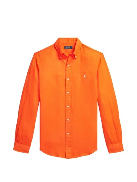 Matlasat tricou polo Polo Ralph Lauren cu decolteu rotund cu autograf roșu