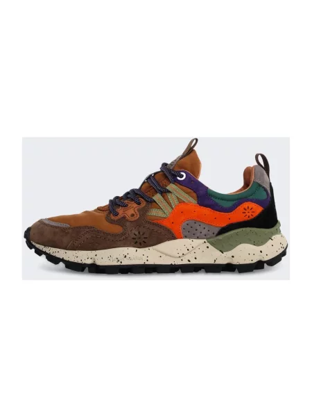 Sneakersy Flower Mountain w kwiatki skórzane