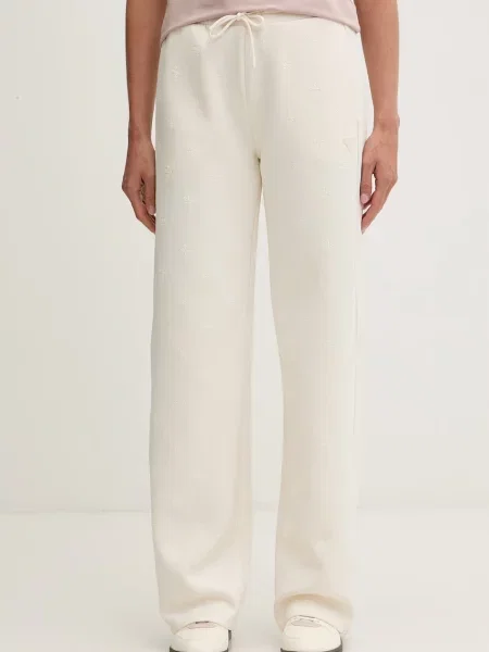 Guess pantaloni de trening pentru femei CALISTA bej