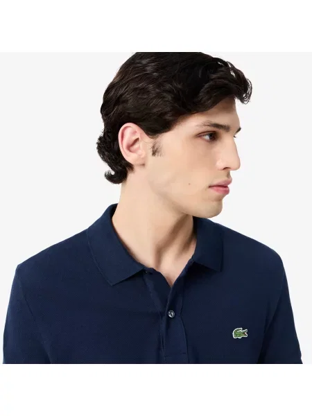 Поло Lacoste синее