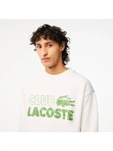 Lacoste толстовка чоловіча біла