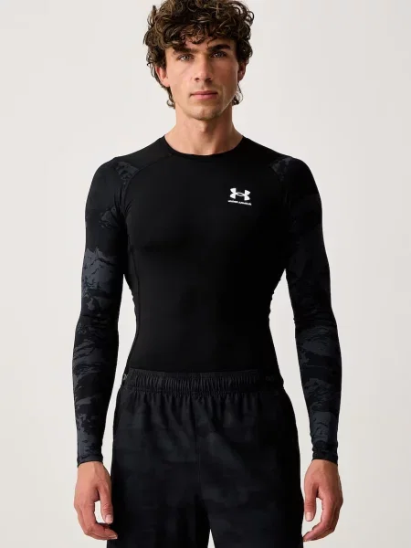 Tricou cu mânecă lungă Under Armour negru