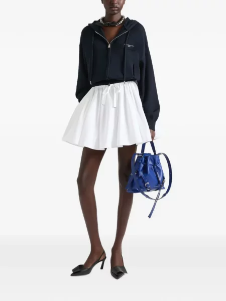 Fusta mini Givenchy cu cordon alb