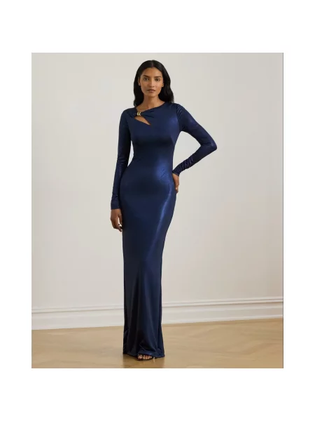 LAUREN RALPH LAUREN Sukienka wieczorowa Granatowy niebieska