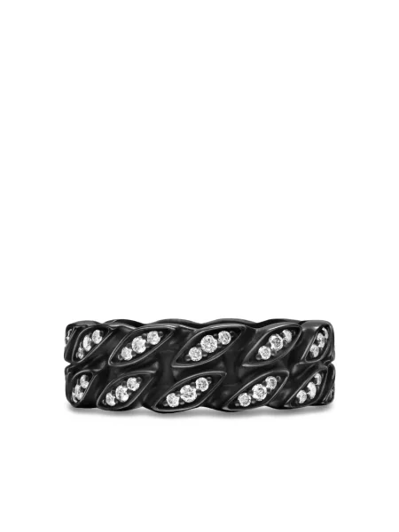 Пръстен David Yurman черно