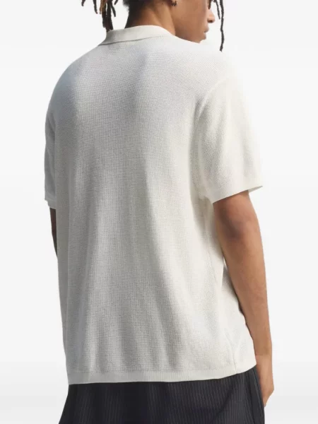 Top Adidas cu dungi cu broderie roșu