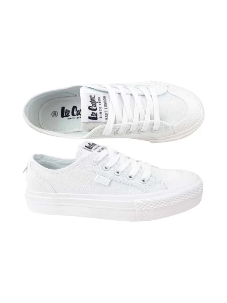 Pantofi Lee Cooper alb