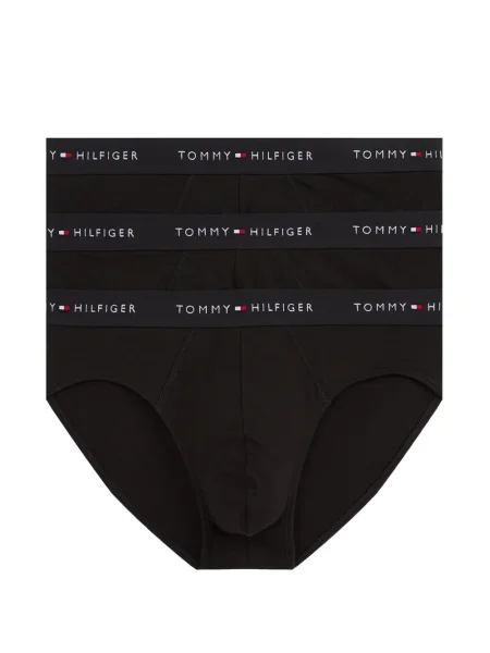 Chiloți multipac Tommy Hilfiger cu autograf negru