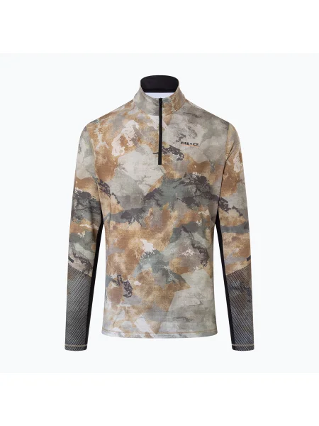 Termo tričko Longsleeve BOGNER FIRE+ICE Pascal multicolor hnědé