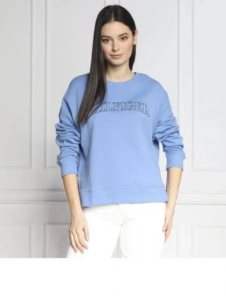 Tommy Hilfiger Hanorac TONAL | Relaxed fit albastru
