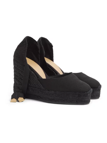Espadryle Castañer czarne