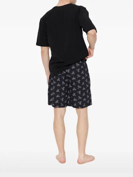 Pijamale Diesel cu imagine negru
