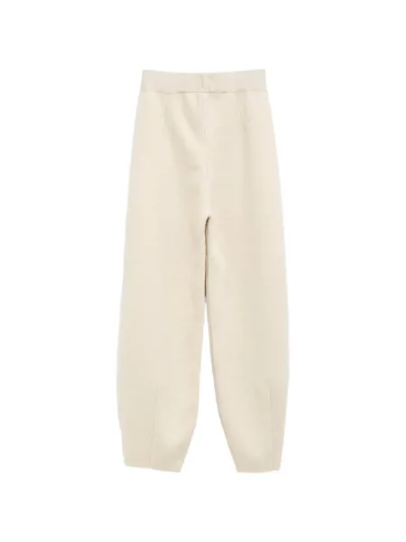 Pantaloni Lauren Manoogian conici alb
