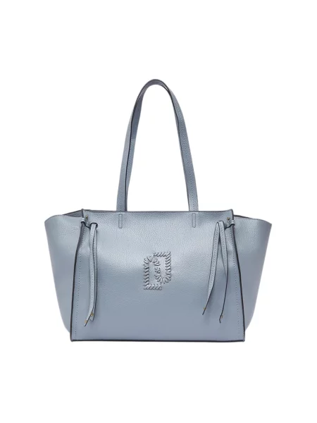 Liu Jo torebka shopper z imitacji skóry niebieska