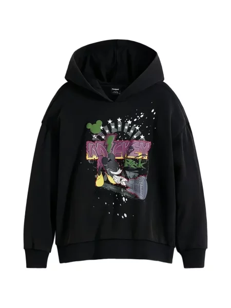 Bluza z kapturem dziecięca Desigual czarna