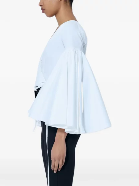 Bluză Jacquemus plic alb
