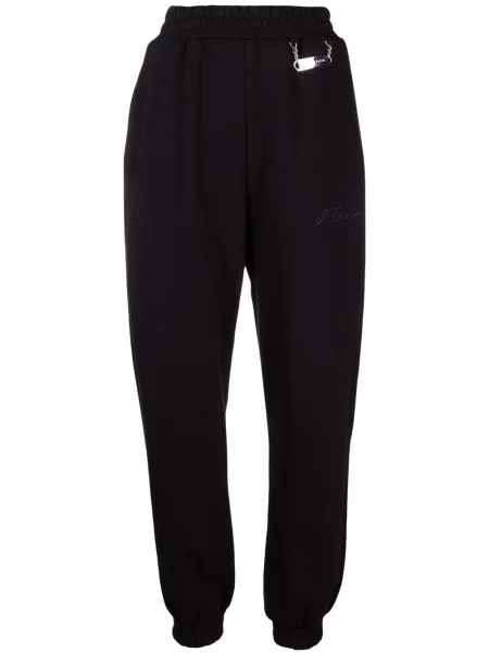 Pantaloni de jogging Philipp Plein cu broderie negru