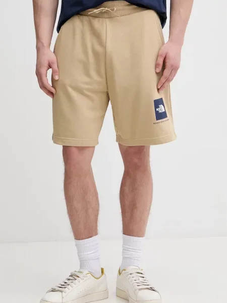 The North Face pantaloni scurți de trening pentru bărbați cu LIGHT REGULAR bej