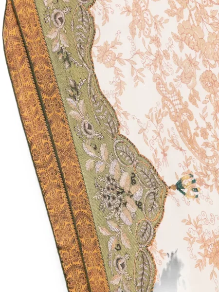 Fular Pierre-louis Mascia cu model floral cu imagine