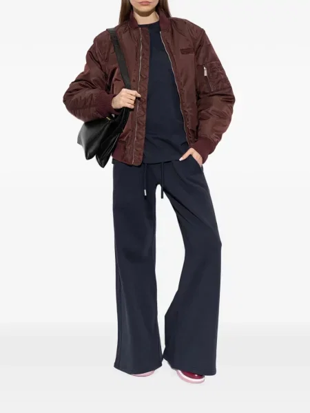 Pantaloni Off-white alergare alb