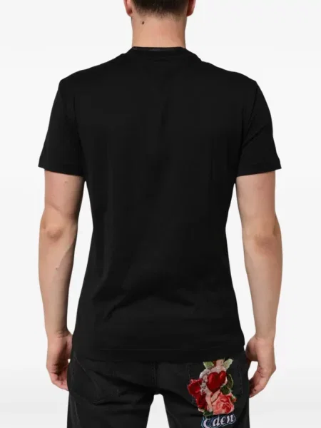 Μπλούζα Dolce & Gabbana με αυτόγραφο μαύρο