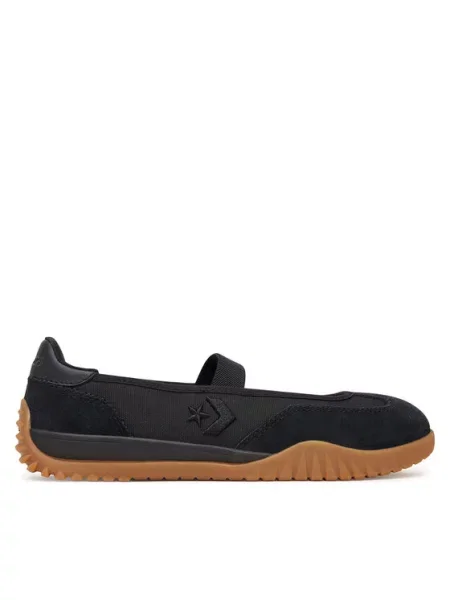 Balerinke Converse Run Star Trainer Ballet Flat črna