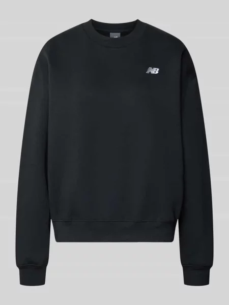 Bluza z okrągłym dekoltem New Balance czarna