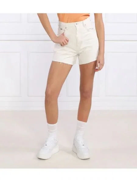 Pepe Jeans London Pantaloni scurți RACHEL alb