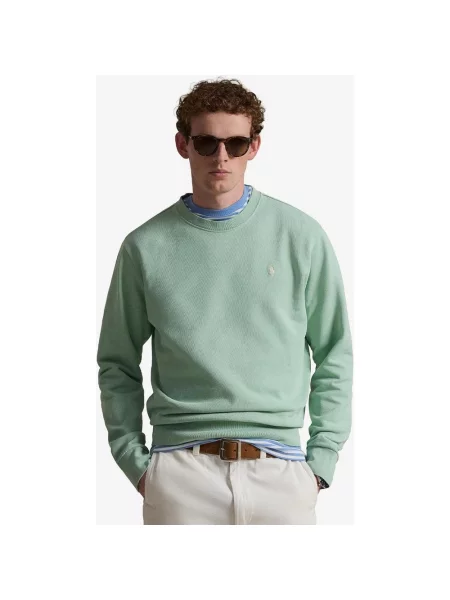 Bluza Ralph Lauren frotte jasnozielona S zielona