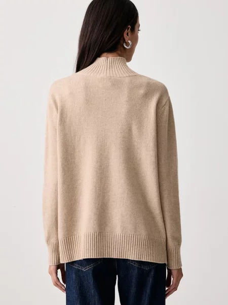 Kasmír szvetter Weekend Max Mara bézs