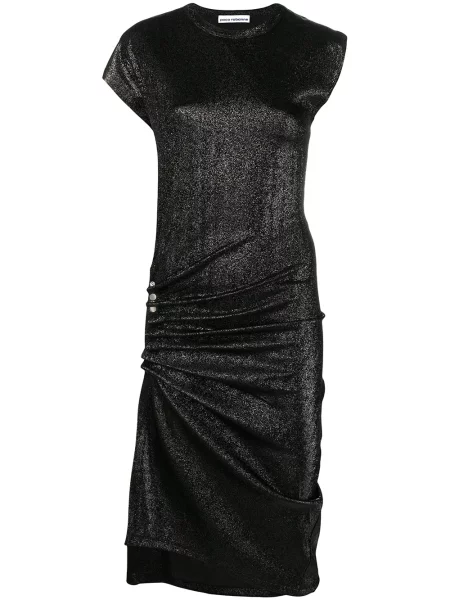 Rochie Paco Rabanne din jerseu drapată