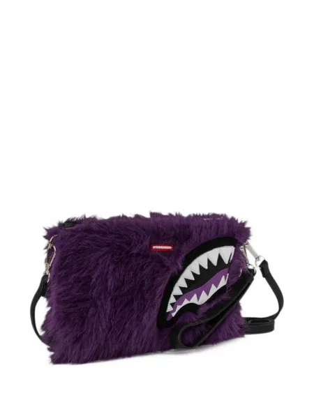 Krepšys Sprayground su kailiu violetinė
