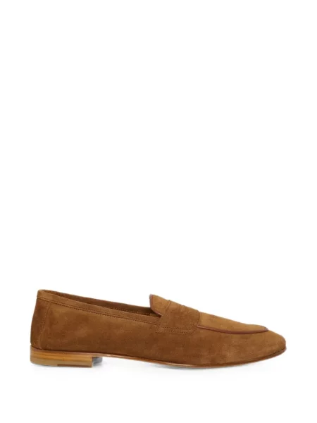 Pantofi loafer Frescobol Carioca din piele de căprioară maro