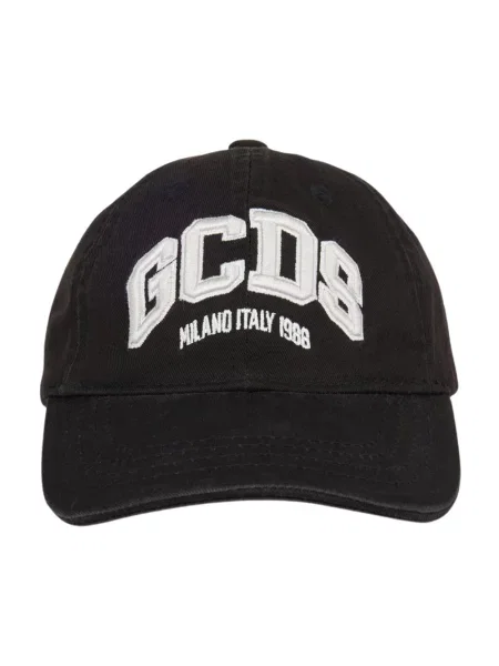 Czapka z daszkiem Gcds z logo czarna
