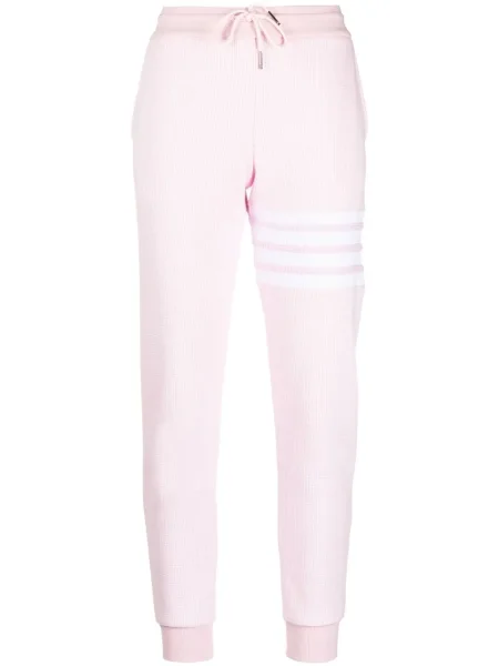 Pantaloni de jogging Thom Browne cu dungi roz