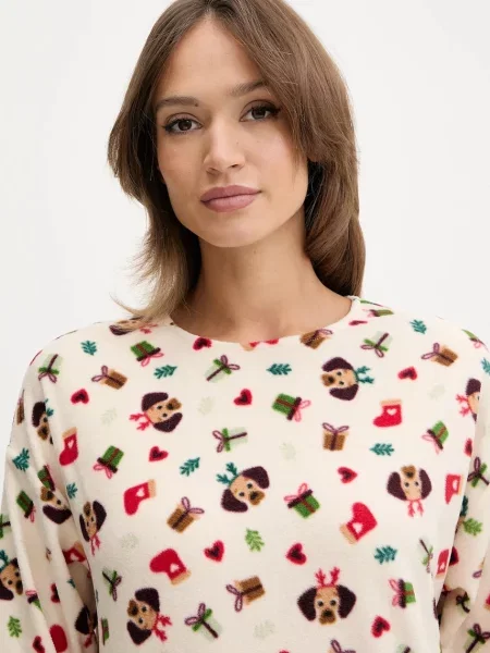 Лонгслив United Colors Of Benetton бежевый